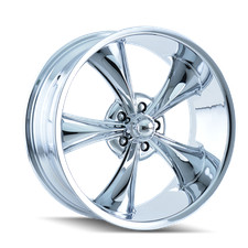 20x8.5 Ridler 695 Chrome Wheel 5x4.5 0mm
