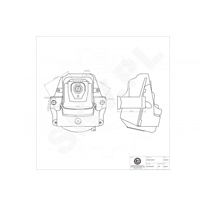 Support Moteur Gauche Audi A4 A5 Résout Bruit et Vibration 8K0199381DC