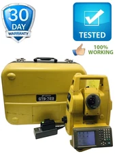 Topcon GTS-723 Total Station Surveying Complete Tested Working