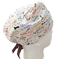 Euro Scrub/Surgical cap Women's Handmade NEW