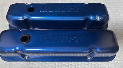 Blue Moroso Valve Covers For A Pontiac