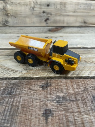 2x ERTL John Deere New Ray Excavator Truck Yellow Dump Construction Haul Digger - Picture 10 of 17