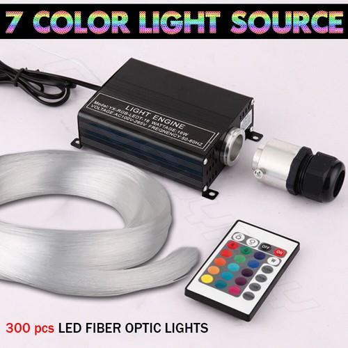 300pc Fiber Optic CAR HOME Headliner Star Light KIT Roof Ceiling LIGHTS W/Remote - 第 10/20 張圖片