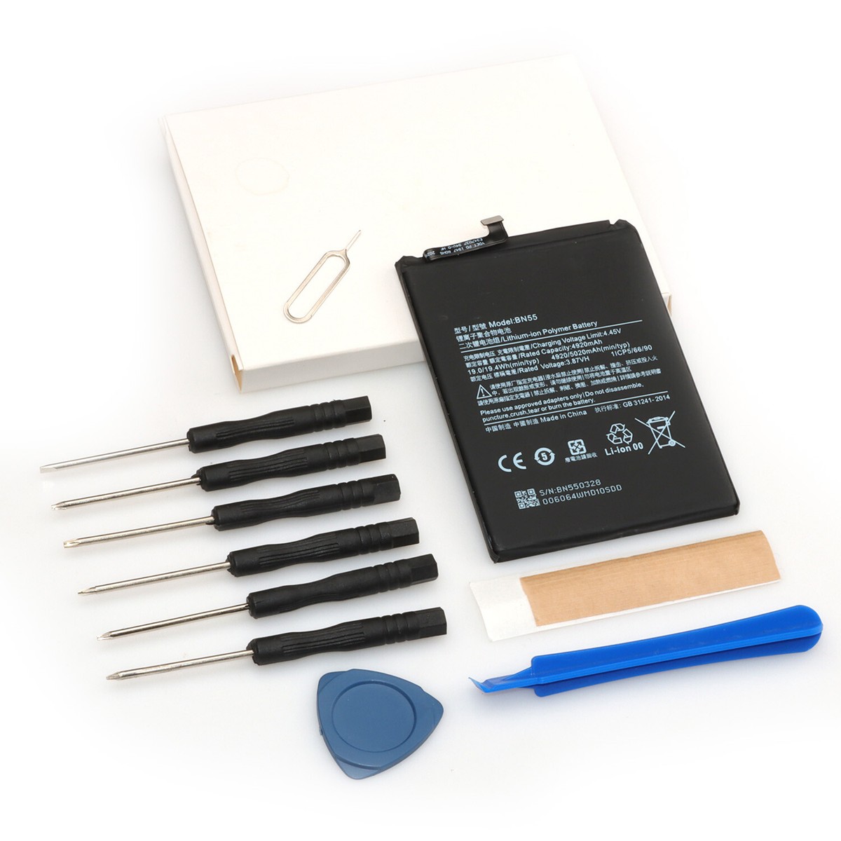 For Xiaomi Redmi Note 9S M2003J6A1G Replacement Battery BN55