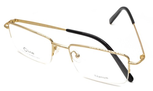C-Line CLCM16 DD 55 mm Titanio Gafas MARCOS Gafas RX Ópticas Gafas - Nuevas - Imagen 2 de 12
