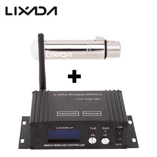 Lixada 2.4Ghz Wireless DMX512 Transmitter Repeater Stage Light Receiver M7P1 - Picture 11 of 21