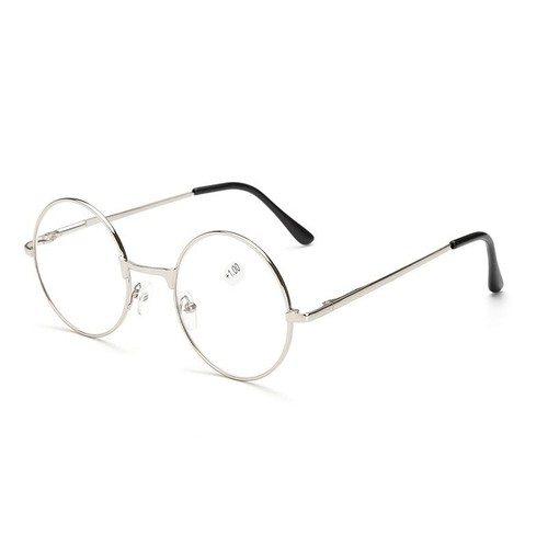Mens Women Magnifying Eyeglasses Round Spring Hinge Fashion Reading Glasses - Bild 17 von 19