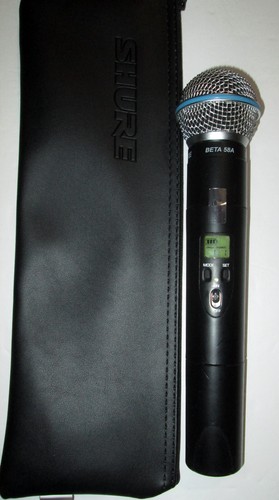 Shure ULX2-J1 BETA58A kabelloses Handmikrofon nur für ULXS4, ULXP4 J1 Band