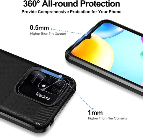 Coque Etui Housse + Verre Trempé pour Xiaomi Redmi 14C / 13C / 13 / 12C / 10C - Zdjęcie 2 z 7