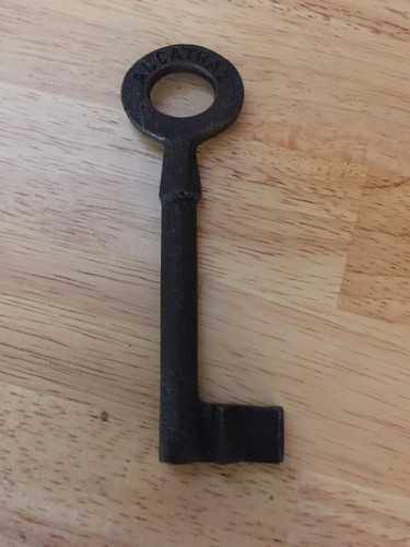 Alcatraz Prison Key Cast Iron Patina San Francisco Jail Prison Collector METAL - Picture 4 of 9