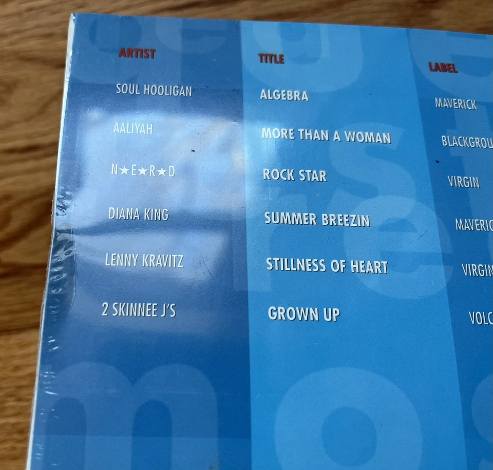 Sampler CD Lenny Kravitz Aaliyah Juicy Fruit Gum NEW 2002 Channel 955 Detroit - Image 3 of 3