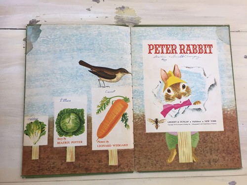 PETER RABBIT BOOK - Vtg 50s Hardcover, 1955, Leonard Weisgard Art, MUST SEE!! - Picture 3 of 8