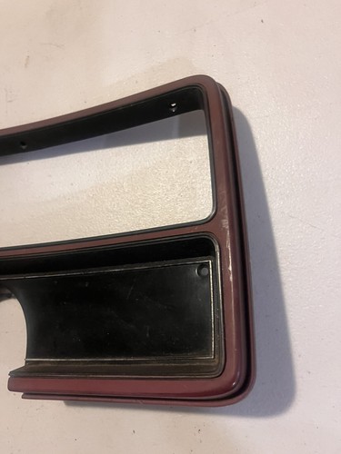 1978-1981 Monte Carlo MALIBU EL CAMINO Gauge Cluster Bezel 78-81 GM Maroon - Picture 5 of 19