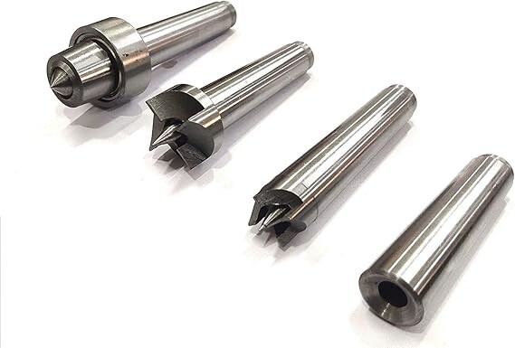 BTSHUB 4-Piece MT2 Wood Lathe Live Center Set - Drive Spur, Cup Center, For Wood & Metalworking - View #13