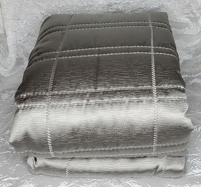 Hotel Collection Muse FULL / QUEEN Quilted Coverlet Gray for sale online eBay
