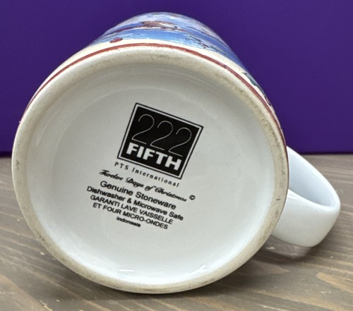 222 Fifth 12 Days Of Christmas Mug 10 Lords A Leaping - Picture 4 of 4