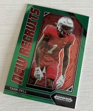 2023 Panini Prizm Draft Picks TANK DELL New Recruits Green (RC) • NR-25