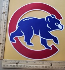 HUGE CHICAGO CUBS IRON-ON PATCH - 7.5" x 8"