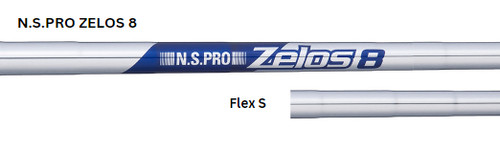 Mint NIPPON SHAFT N.S.PRO ZELOS 8, S Flex, .355 Taper Tip, Choose Shaft Set