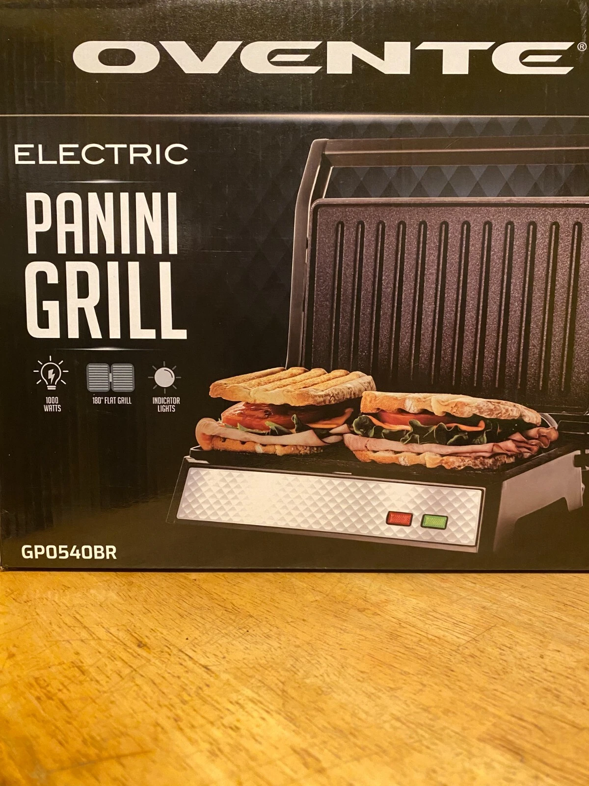 OVENTE Electric Panini Grill GP0540BR
Opens in a new window or tab