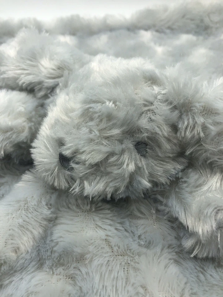 Lovey Gray小狗毛毯和超越安全毯旋转无烟家用 — 第 4/4 张图片