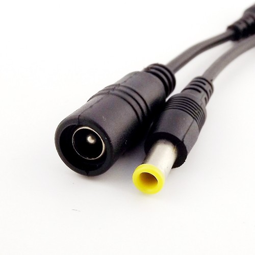 DC Power 5.5mm x 2.1mm Female To 5.0mm x 3.0mm With Pin Male Plug Adapter Cable - Picture 4 of 5
