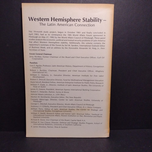 Stabilität der westlichen Hemisphäre: Die lateinamerikanische Verbindung, R. Daniel McMichael - Bild 2 von 14