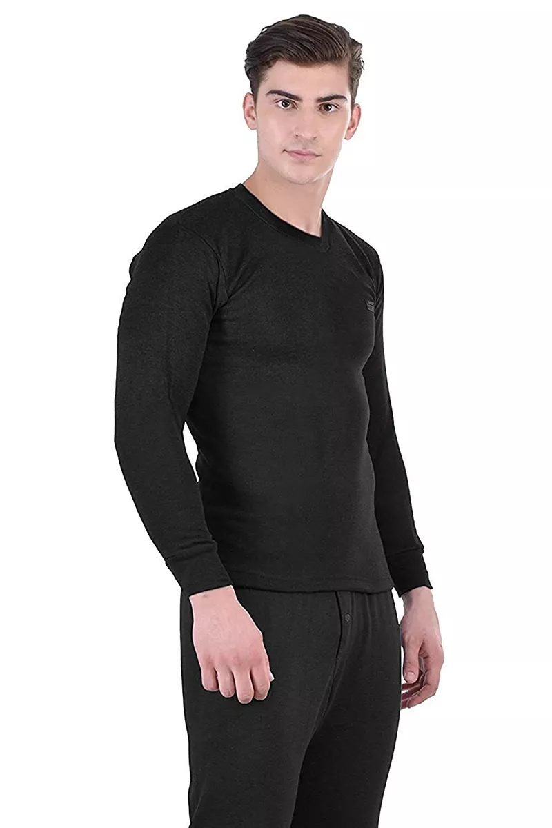 Lux Cottswool Men's 100% Cotton Thermal Winter Set Warmer Inner Wear Full  Sleve