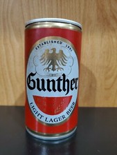 Gunther Light Lager Beer Can-Gunther Brewing Co New York, NY