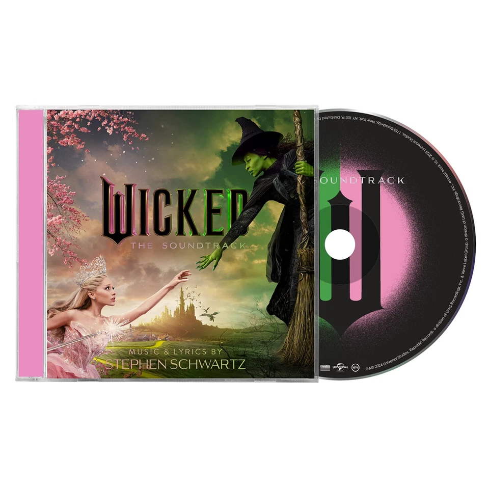 Wicked: The Soundtrack (hmv Exclusive) Poster + Pink CD Album