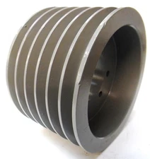 6 GROOVE SHEAVE PULLEY, 746BSF, 3350 MAX RPM, 7-3/4" OD, 4-3/4" FACE