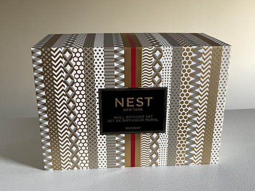 NEST New York - Wall Plug-in Diffuser Set - *HOLIDAY* Scent - New In Box! - Picture 1 of 7