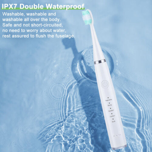 Electric Toothbrush with Sonic Cleaning USB Charging 7 Replacing Brush Head - Picture 13 of 17