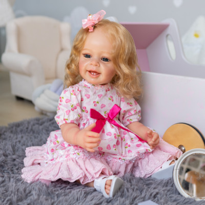 20In Reborn Toddler Yannik Smile 3D Skin Visible Veins Full Body Soft Vinyl Gift