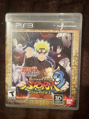 Naruto Ultimate Ninja Storm 3 Full Burst (PlayStation 3, PS3) No Manual