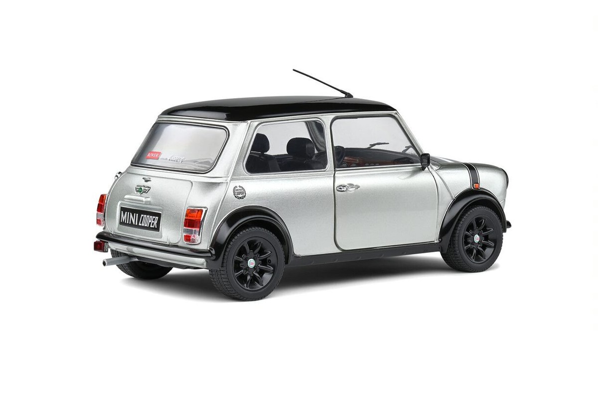 702-039 SOLIDO S 1/18 ミニ クーパー SPORT 1998 Solido MINI COOPER Sport 1998 Silver 1 18 Metal Diecast Car
