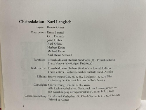 75 Jahre ÖFB Band 1 + 2  Ö.F.B.  Karl Langisch - Bild 3 von 12