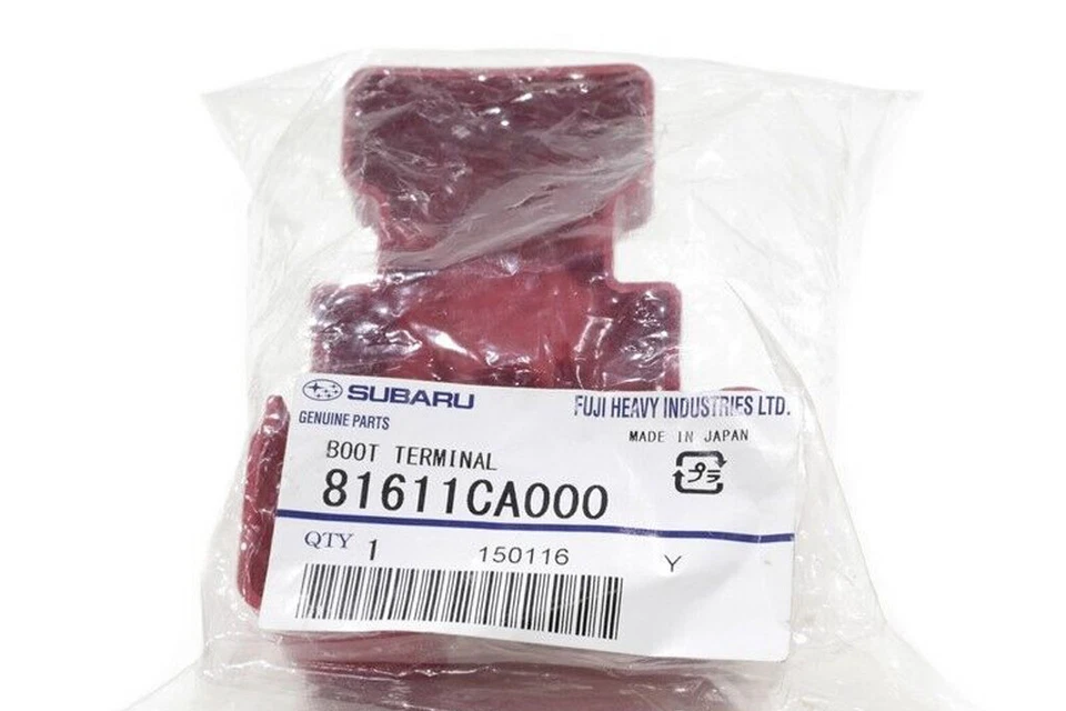 Bota de tampa terminal positiva bateria Subaru BRZ 2013-2020 NOVA 81611CA000 fabricante de equipamento original - Imagem 4 de 4