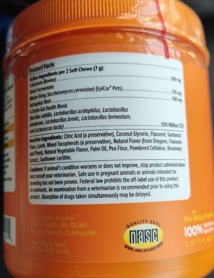 Allergy Immune Supplement for Dogs With Omega 3 Wild Alaskan Salmon