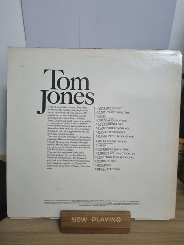 TOM JONES-16 LOVE SONGS 1983. VINYL ALBUM RECORD - Picture 4 of 4