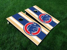 Chicago Cubs Cub Logo Cornhole Board Decal Wrap Skin Qty 1 24.25" x 48.25"