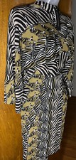 Banana Republic Limited Edition Zebra Safari Whimsical Stretch Dress NWT size 0 