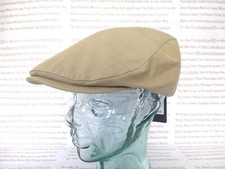 Ted Baker Flat Cap Mens Size S/M Hat Tan [Beige] Beret Cotton mix Caps BNWT R£45