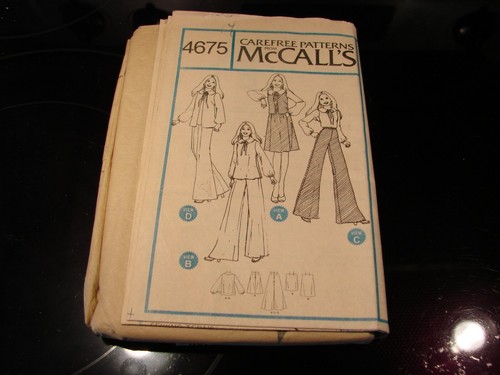 FF UC Womens Wide Leg Overalls Jumpers Jumpsuit Patterns Retro Vintage - Picture 6 of 9