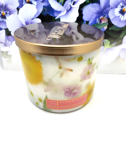 Bath and Body Works 3 Wick Candle White Barn Candle Holiday Fall & Glitter Bag - Picture 87 of 165