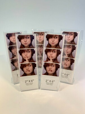 Photo Booth Frame 2x6 acrylic picture frames 10pcs
