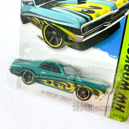 2014 Hot Wheels '69 Mercury Cougar Eliminator 1/64 Scale New Long Card Car Model - Picture 2 of 2