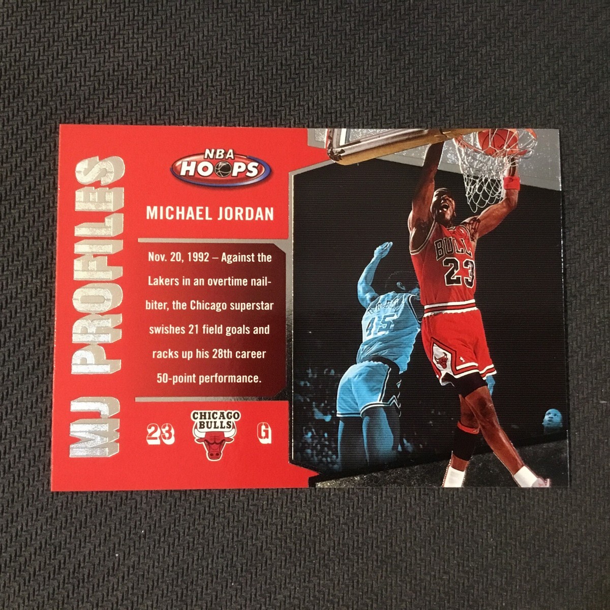 2005-06 Fleer NBA Hoops Michael Jordan MJ Profiles #MJ-11 Chicago
