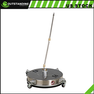 #ad 16.5quot; Pressure Washer Surface Cleaner Stainless Steel Power Washer Attachment $81.99