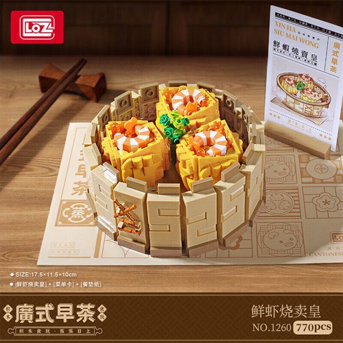 LOZ Yum Cha Dim Sum Food Set Building Blocks Mini Size Bricks Toy Gift Fun - Picture 14 of 22